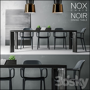 工业风餐桌和餐椅吊灯素材之家精选3D模型
