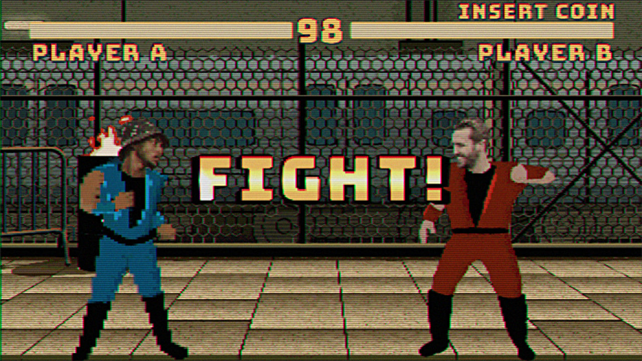 电子游戏运动战士VS标题动画素材库精选AE模板