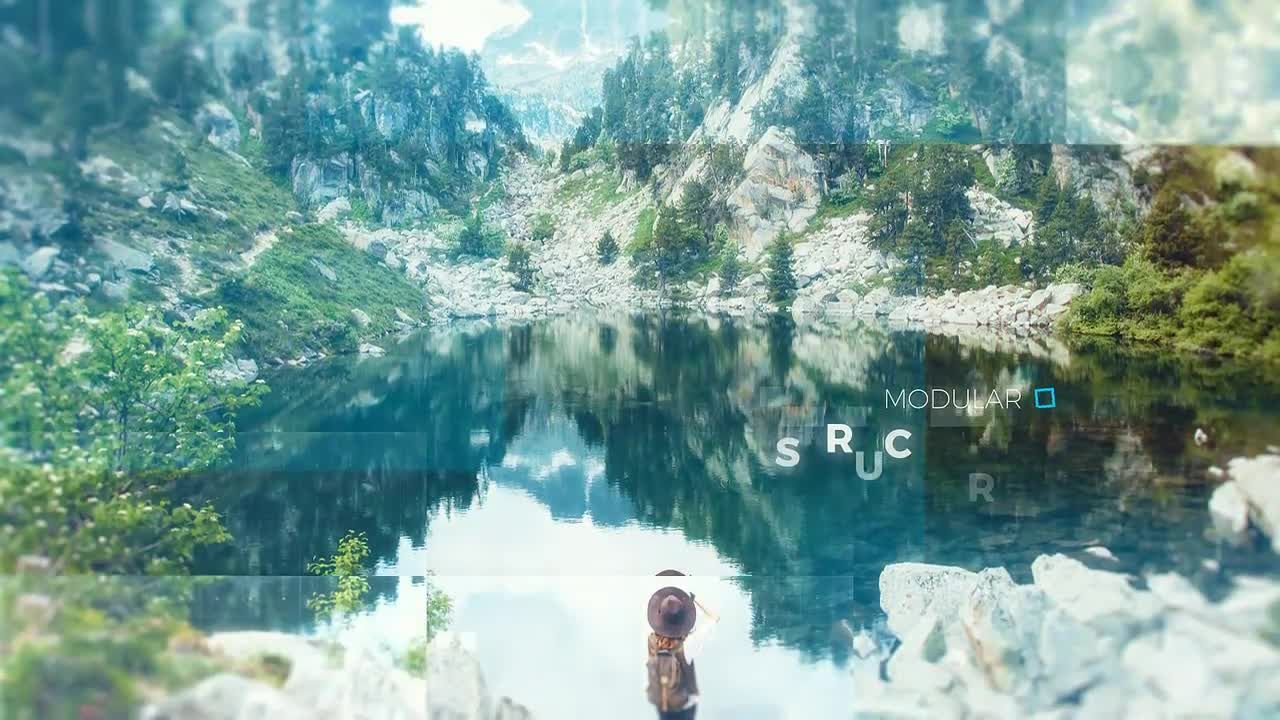 动态动画叠加过渡效果开场白素材库精选AE模板