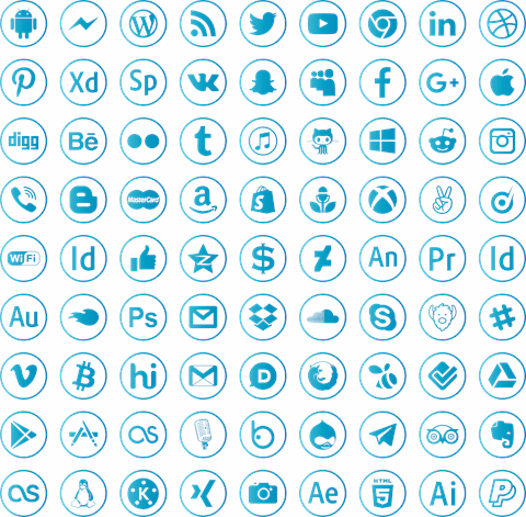 social media font素材之家精选英文字体