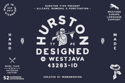 HURSTON TYPE素材之家精选英文字体