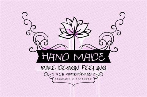 VTKS HAND MADE font素材之家精选英文字体