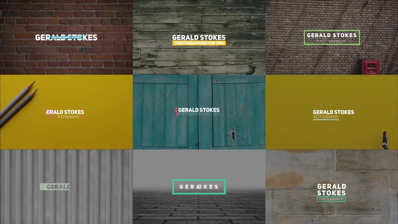 10个简洁的动态预告片文本字幕素材库精选AE模板