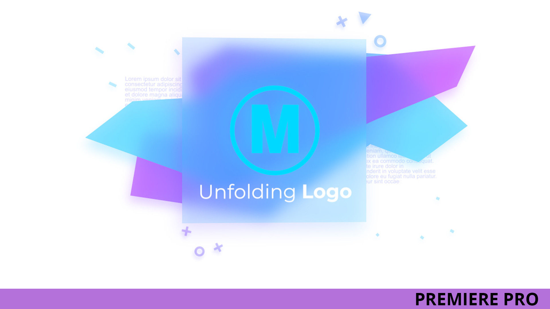 展开效果logo开场动画素材库推荐PR模板