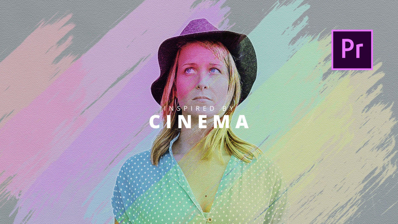 时尚色彩渲染笔刷特效过渡转场视频素材库精选pr模板