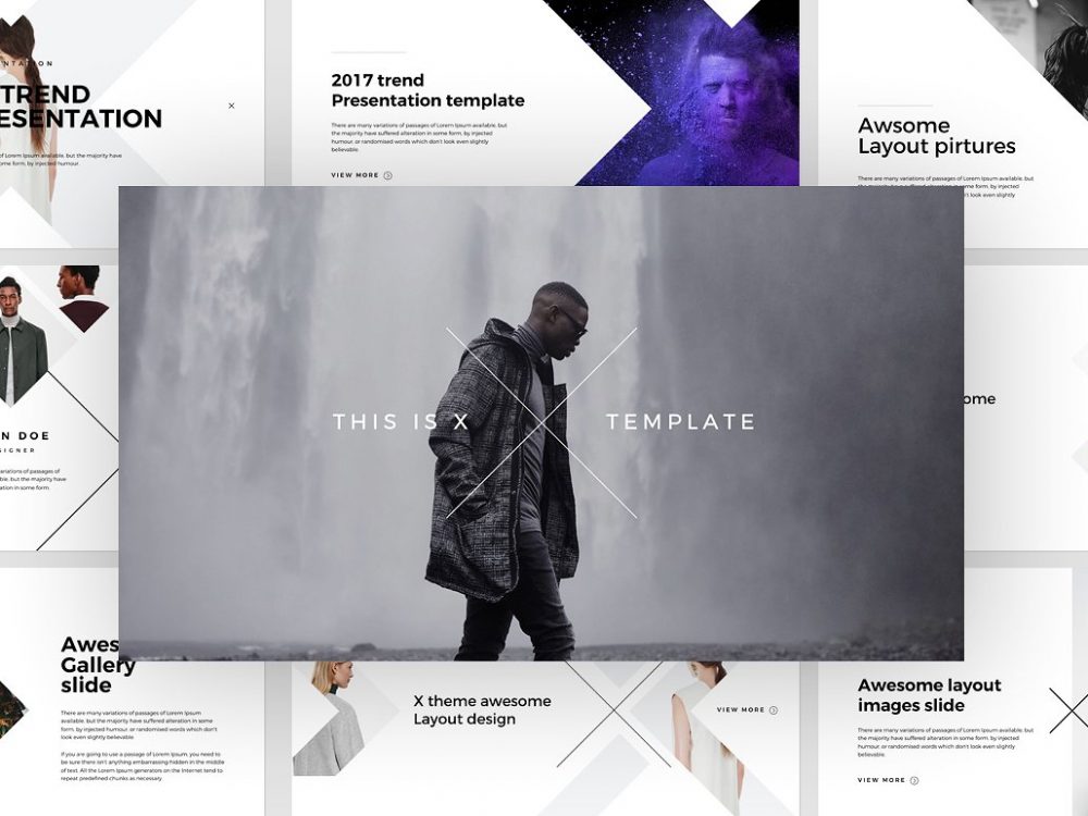 创意幻灯片模板免费装 X Multipurpose Presentation插图