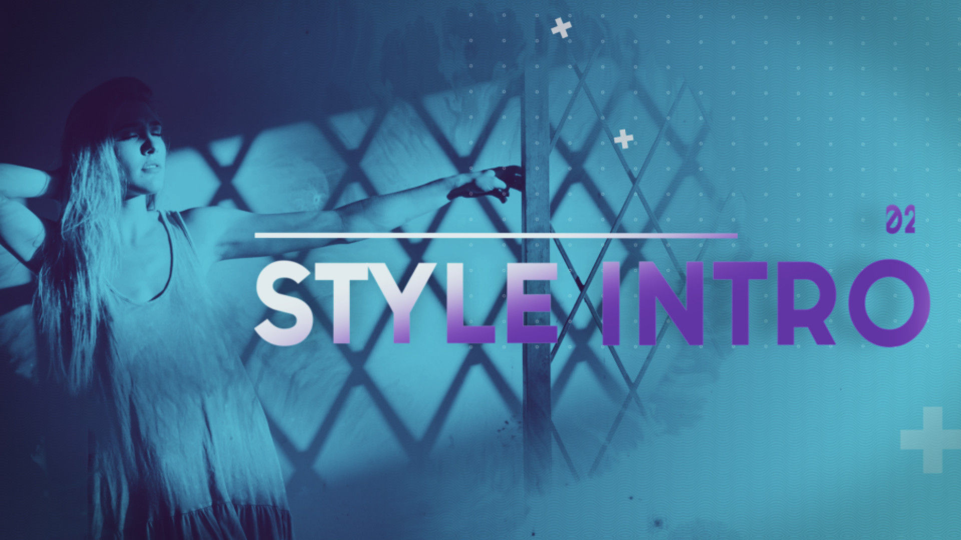 时尚彩色覆盖效果AE开场白幻灯片模板