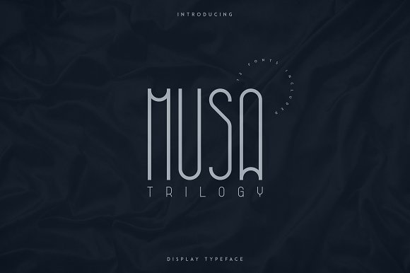 Musa Display Typeface – 12 fonts素材之家精选英文字体