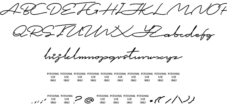 Simplicy Personal Use Only font插图1