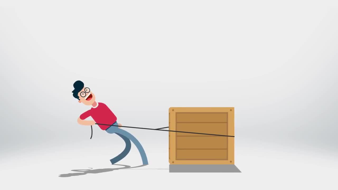 有趣的角色标志揭示素材库精选AE模板