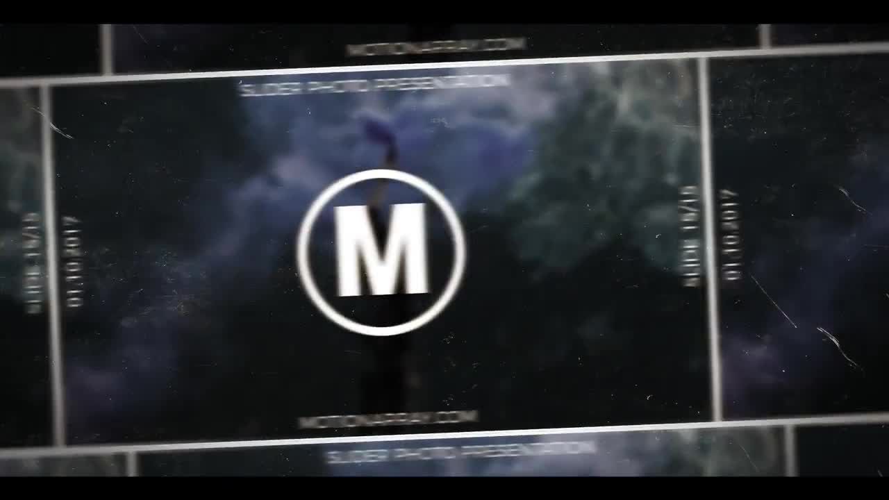 照片滑块效果旅行照片展示素材库精选AE模板