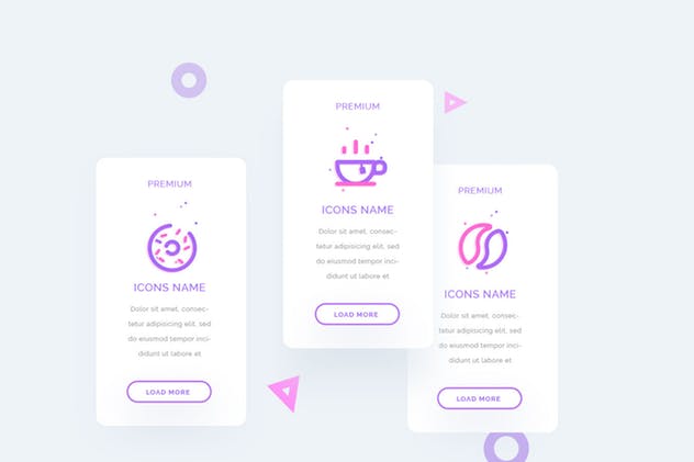 咖啡店＆咖啡品牌UI图标素材 UICON – Coffee Shop, Cafe Icons Set插图(4)