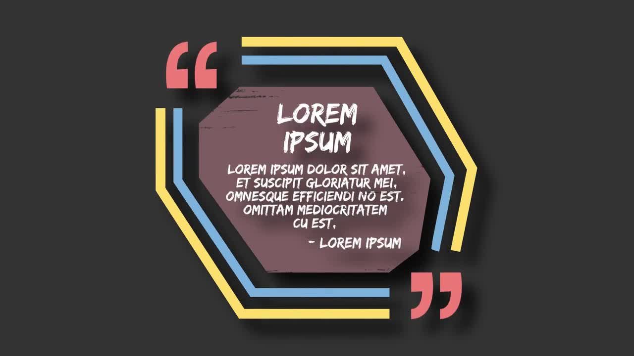 12个引用标题动画素材库推荐PR模板