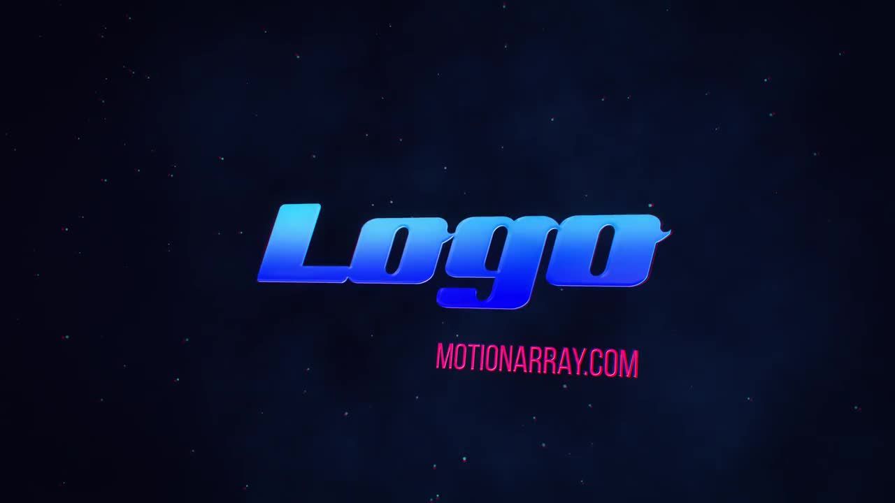 玻璃光泽质感反光标志logo展示素材库精选AE模板