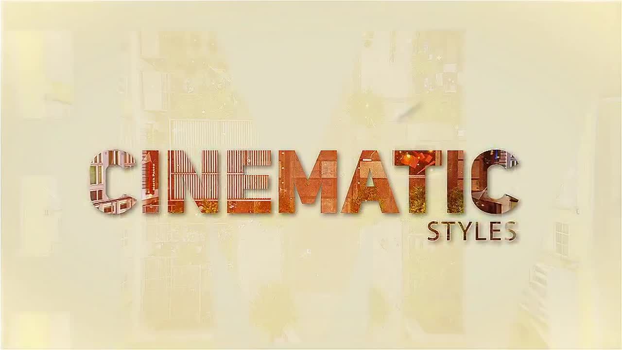 视差深度幻灯片素材库精选AE模板