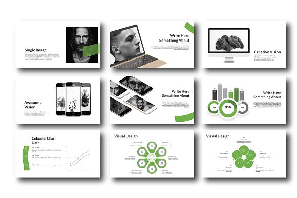 Gena–48页创意极简的商业化PPT模板下载[ppt,pptx]插图(3)