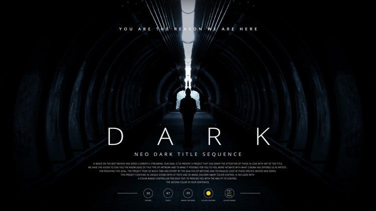 现代文字动画和新潮的过渡效果素材库精选AE模板