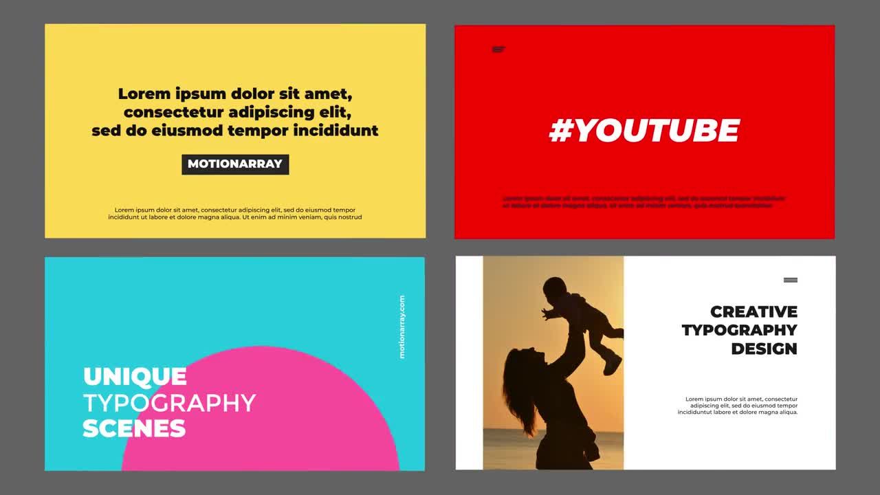 14个现代标题动画素材库推荐PR模板