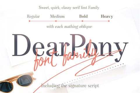 DearPonyPersonalUse font素材之家精选英文字体