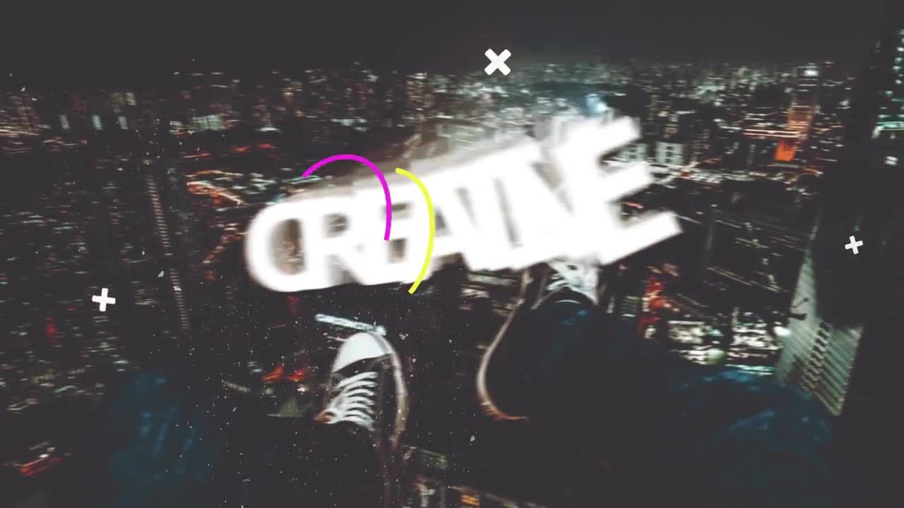 动感嘻哈开场片头素材库精选AE模板Dynamic Hip Hop Opener