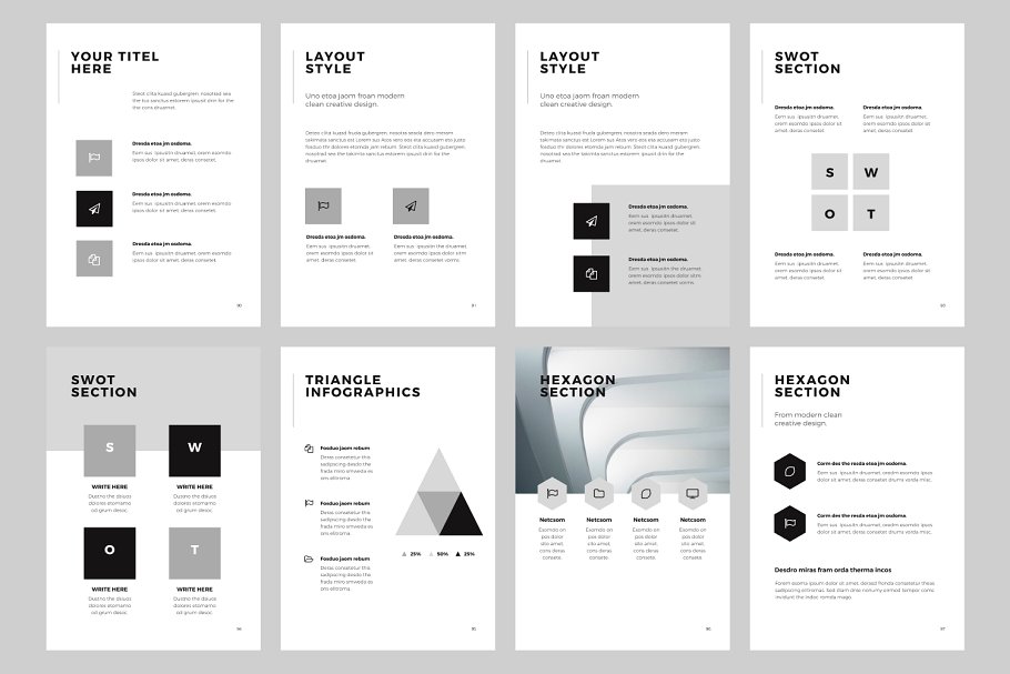 创意视觉设计品牌PPT幻灯片模板 NORS Vertical Powerpoint + 20 Photos插图(16)