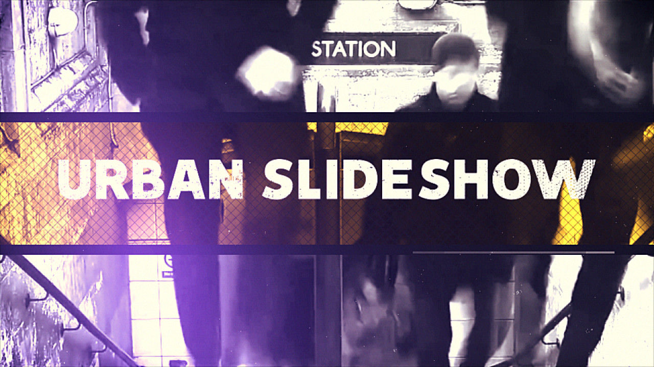 时尚酷炫活力的城市幻灯片素材库精选AE模板