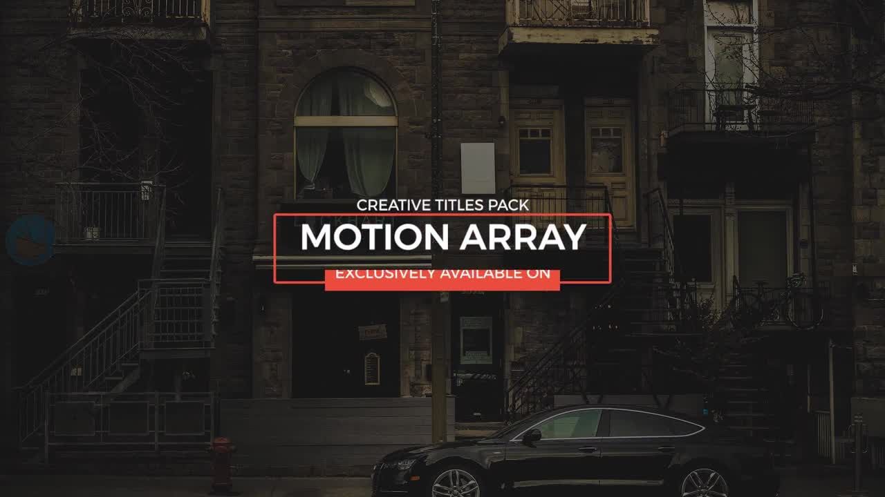 富有创意的标题动画素材库精选pr模板