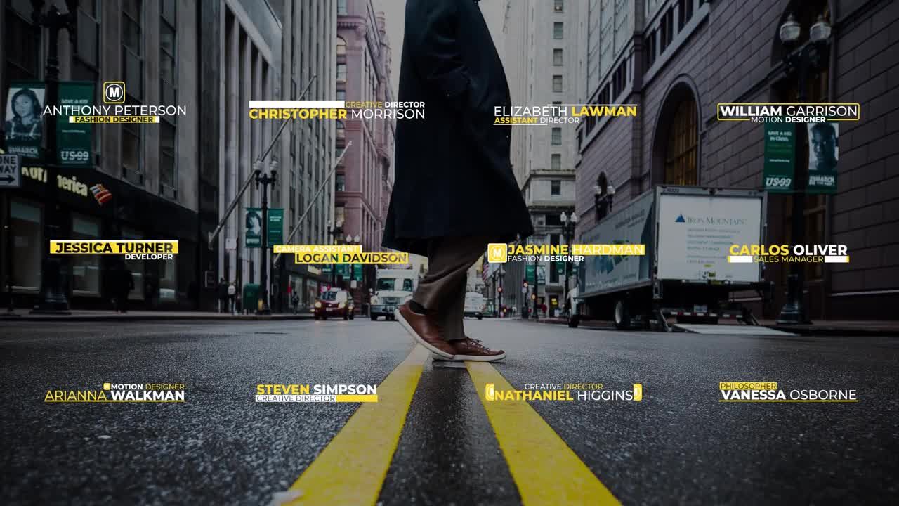 简单的下三分之一标题素材库精选AE模板