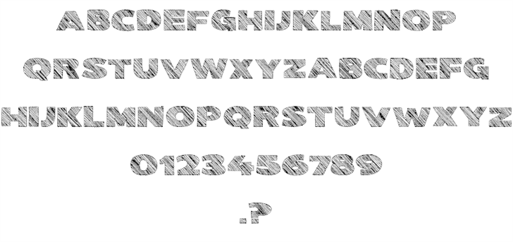 Kwixter Sketch font插图5