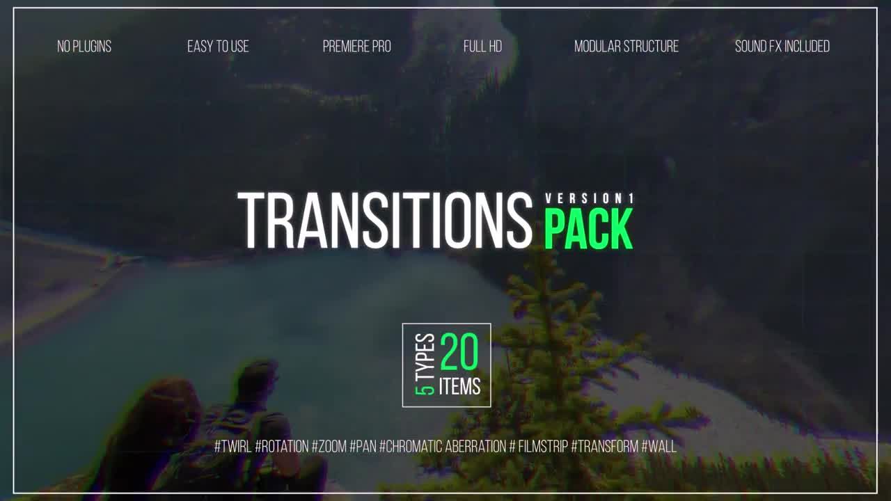 快速旋转过渡素材库精选pr模板