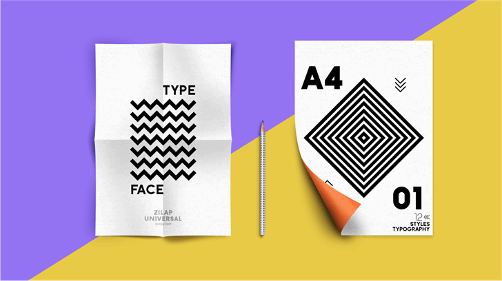 Zilap Universal font插图6