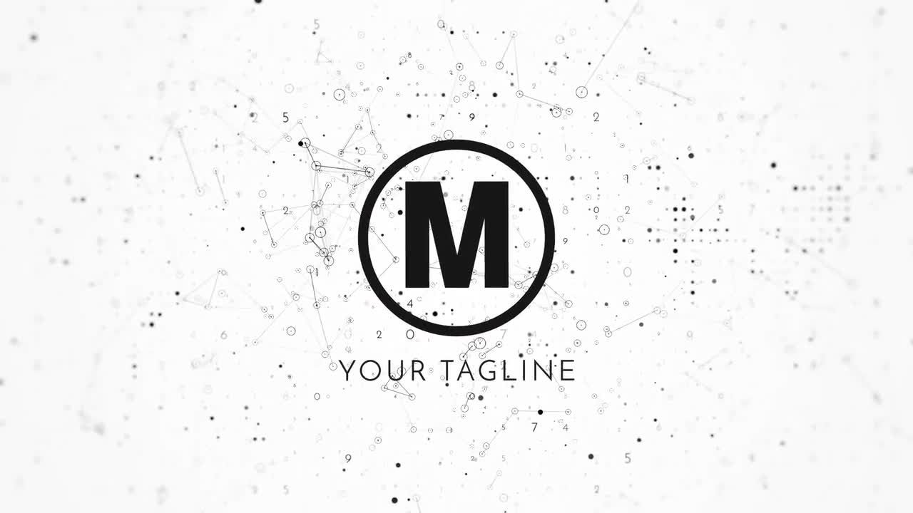 数据徽标显示素材库精选AE模板