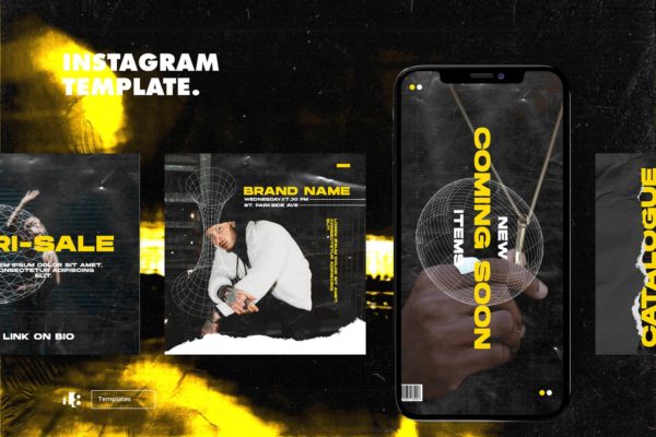 品牌新品发布Instagram社交平台推广素材 Instagram Template