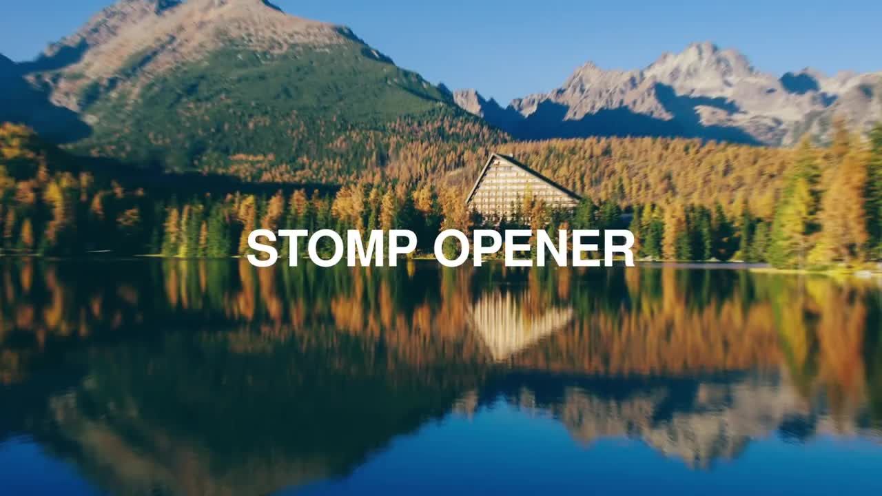 充满能量的旅行度假预告片素材库精选AE模板Stomp Opener