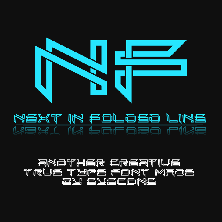 Next In Line font插图2 Next In Line font插图2