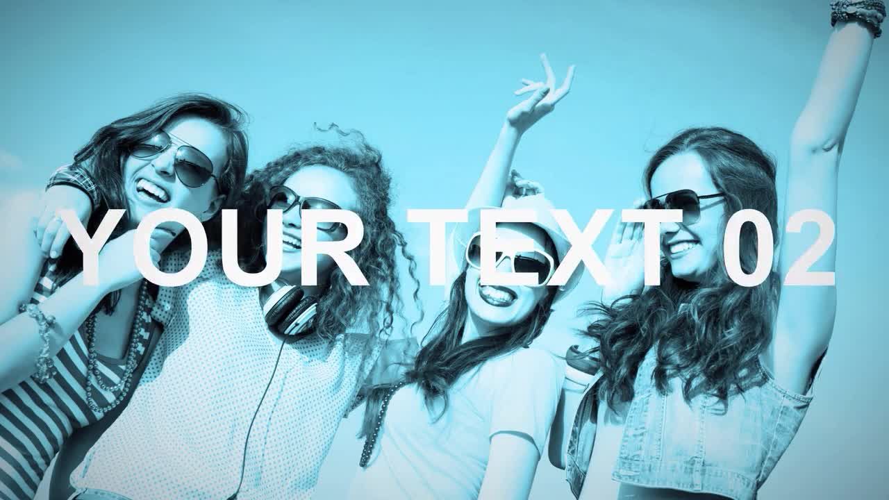 快速滑动视频拍摄素材库精选AE模板