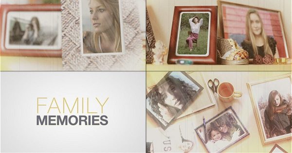 复古风格电子相册素材库精选AE模板 Old Cinema Memories