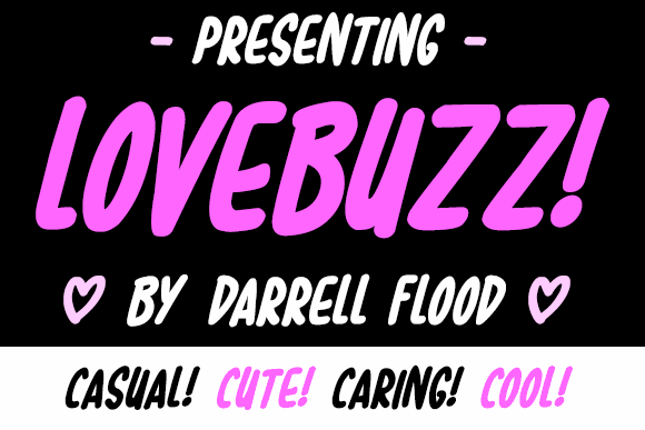 Lovebuzz font插图 Lovebuzz font插图