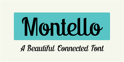 Montello DEMO font素材之家精选英文字体