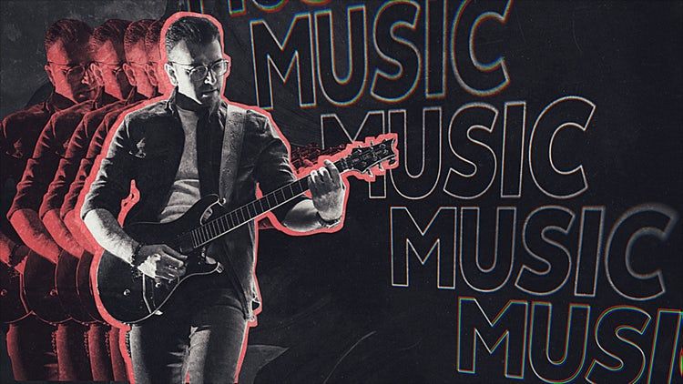 动态排版幻灯片动态动画ae模板