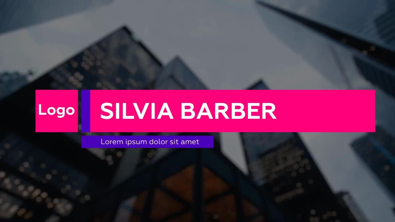 现代的下三分之一广告全屏标题素材库精选AE模板