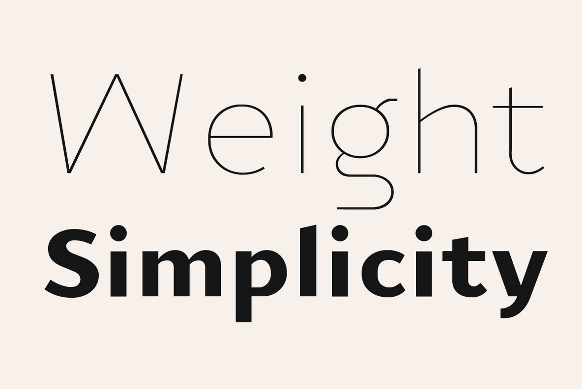 YE PlainSans Font Family插图4