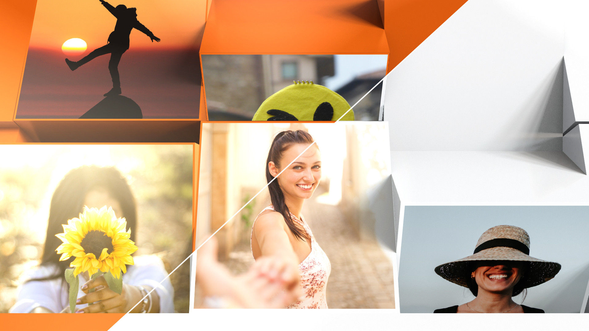 马赛克块广告幻灯片照片展示素材库精选AE模板