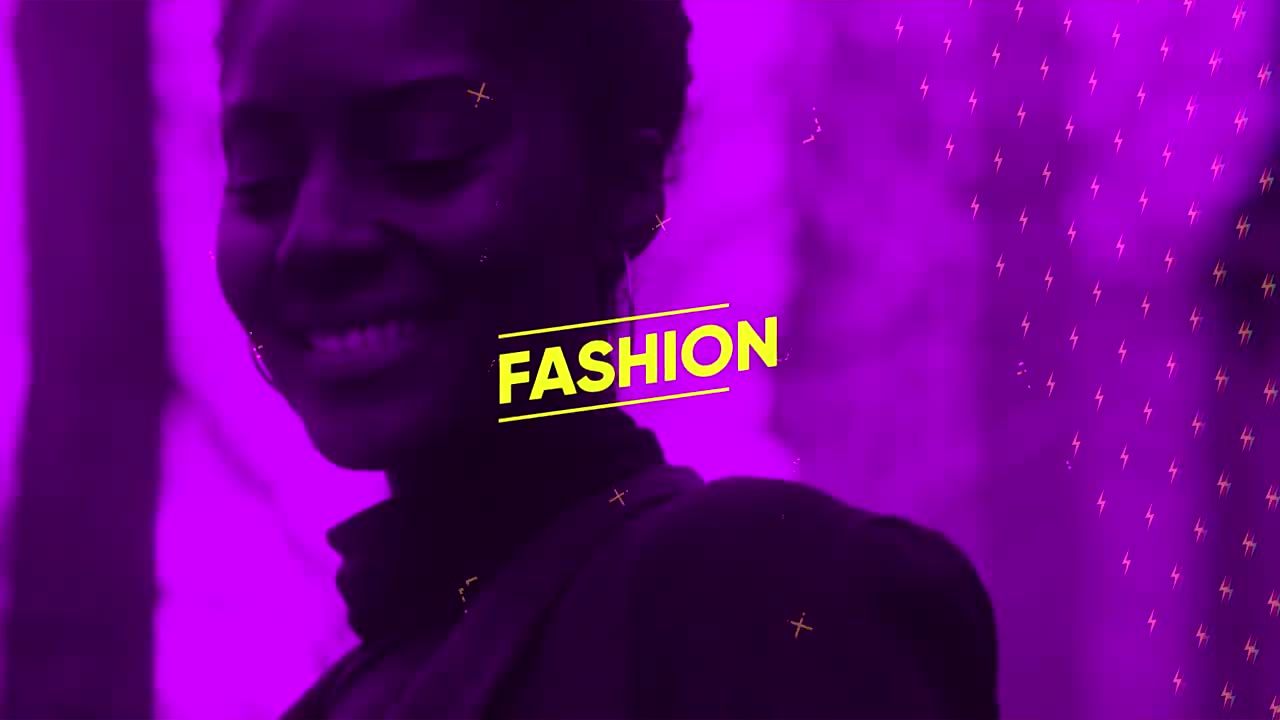 动感时尚的文字动画和时装展示素材库精选AE模板