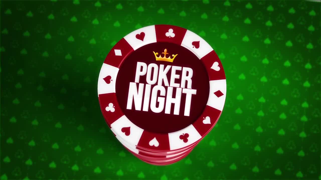 在线扑克徽标显示素材库精选AE模板