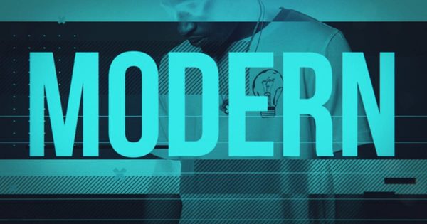 现代简约时尚大片开场视频素材库精选AE模板 Modern Opener