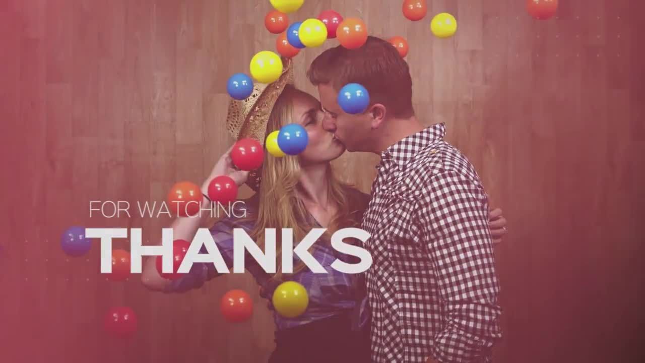 可爱的文字动画和流畅的过渡幻灯片Pr模板