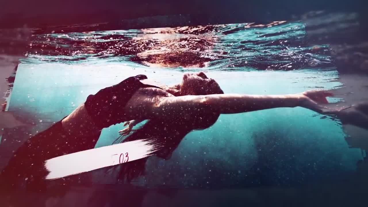 黑色动画幻灯片素材库精选AE模板素材