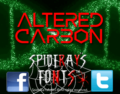 ALTERED CARBON font插图 ALTERED CARBON font插图