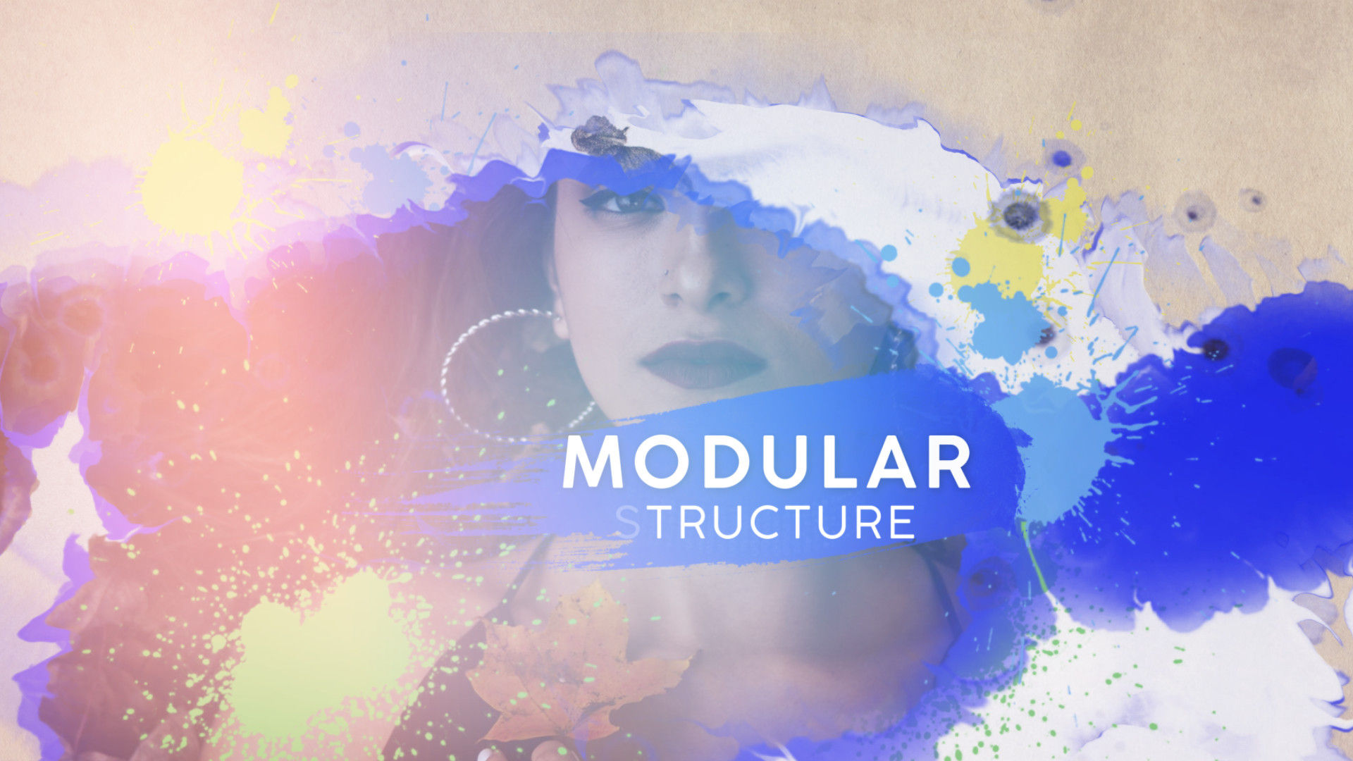 水彩效果旅行幻灯片素材库精选AE模板